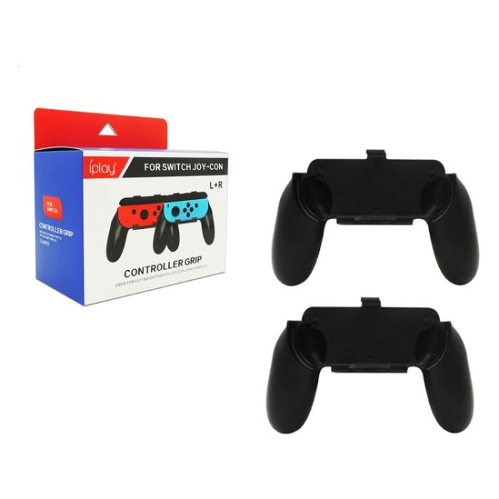 Bild 2, iPlay iPlay 2 st Nintendo Switch Joy-Con Grip Svart - Teknikhallen.se