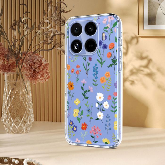 Bild 5,  Xiaomi 15T Pro Skal Med Tryck Blommor - Teknikhallen.se