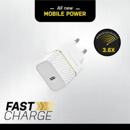 OtterBox OtterBox 30W GaN PD USB-C Väggladdare Vit - Teknikhallen.se