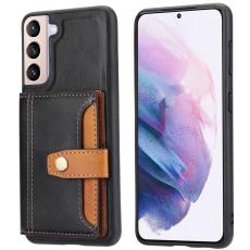  Samsung Galaxy S24 Skal L&auml;der Med Pl&aring;nboksfunktion Svart - Teknikhallen.se