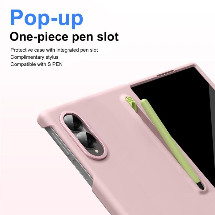 Bild 4,  Samsung Galaxy Z Fold 8 Skal Inkl. Skärmskydd & Penna Rosa - Teknikhallen.se