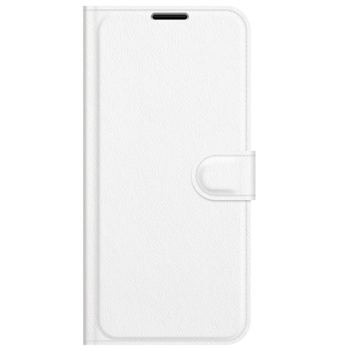 Bild 5,  iPhone 13 Fodral Litchi Textur Vit - Teknikhallen.se
