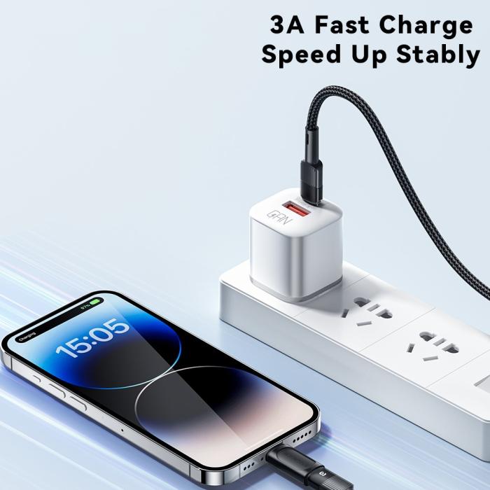 Bild 2, ESSAGER ESSAGER Lightning Hona - USB-C Hane Adapter Svart - Teknikhallen.se