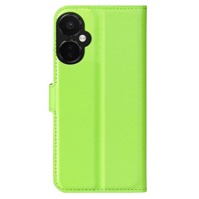 Bild 6,  OnePlus Nord CE 3 Lite 5G Fodral Litchi Läder Grön - Teknikhallen.se