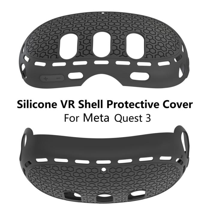 Bild 3,  Meta Quest 3 Skal Till Headset Silikon Svart - Teknikhallen.se