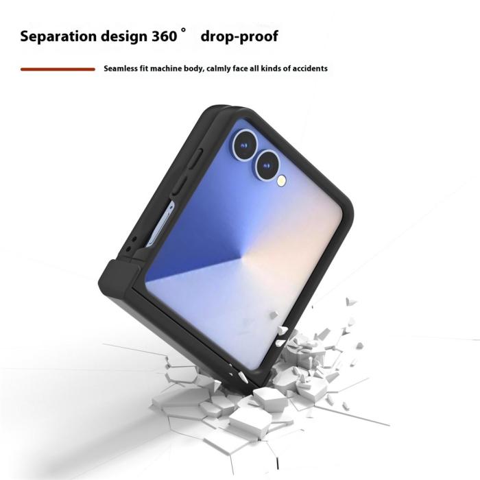 Bild 3, ABEEL ABEEL Samsung Galaxy Z Flip 7 Skal Skin Feel Svart - Teknikhallen.se