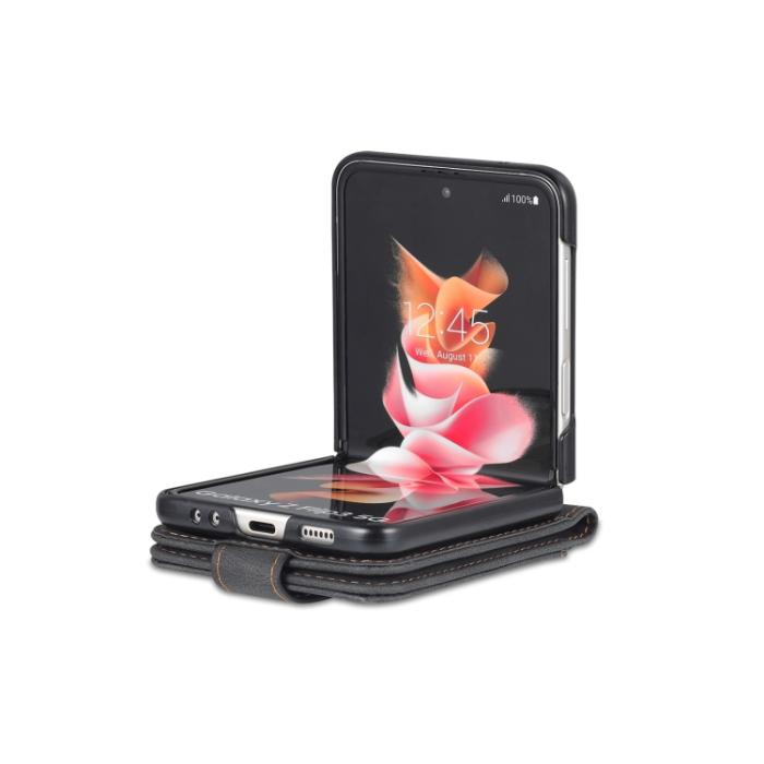 Bild 5, AZNS AZNS Galaxy Z Flip 3 Fodral Skin Touch Svart - Teknikhallen.se