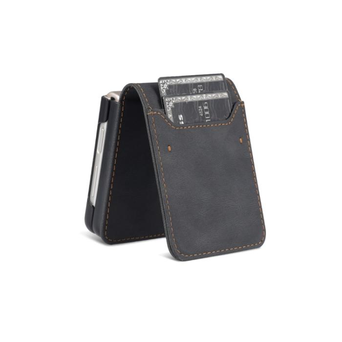 Bild 6, AZNS AZNS Galaxy Z Flip 3 Fodral Skin Touch Svart - Teknikhallen.se