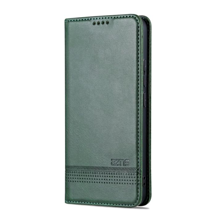 Bild 2, AZNS AZNS Xiaomi 13 5G Fodral Flip Läder Mörk Grön - Teknikhallen.se