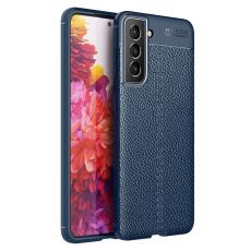  Samsung Galaxy S22 Plus Skal Litchi Textur Bl&aring; - Teknikhallen.se