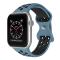 ColorPop Sportarmband Dual-Color Apple Watch 41/40/38 mm (S/M) Blå/Svart - Teknikhallen.se