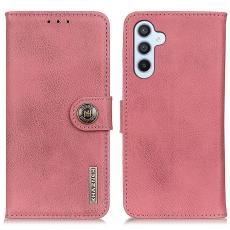KHAZNEH KHAZNEH Samsung Galaxy S24 FE Fodral L&auml;der Rosa - Teknikhallen.se