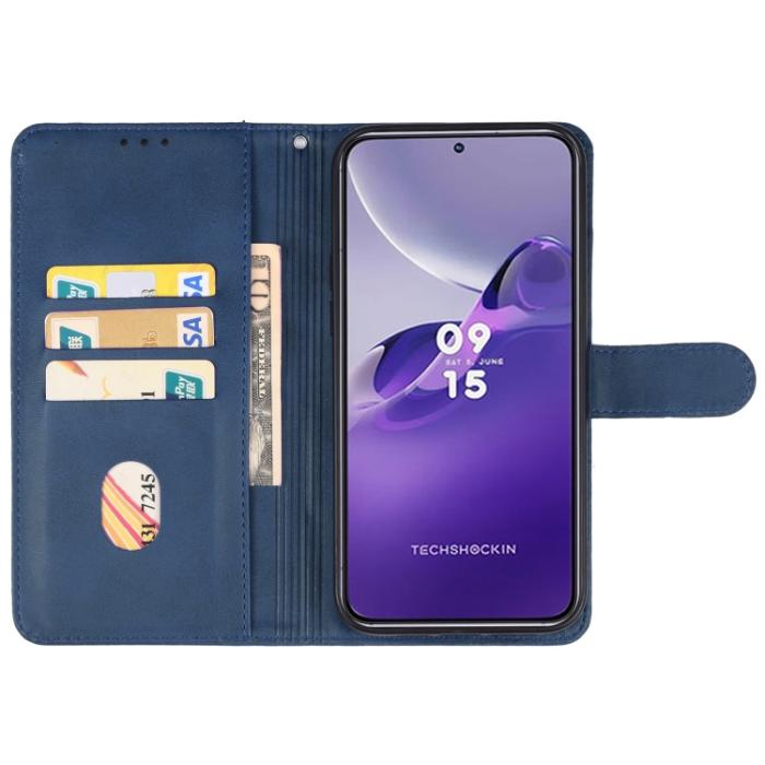 Bild 3,  Samsung Galaxy A24 5G Fodral Läder Blå - Teknikhallen.se