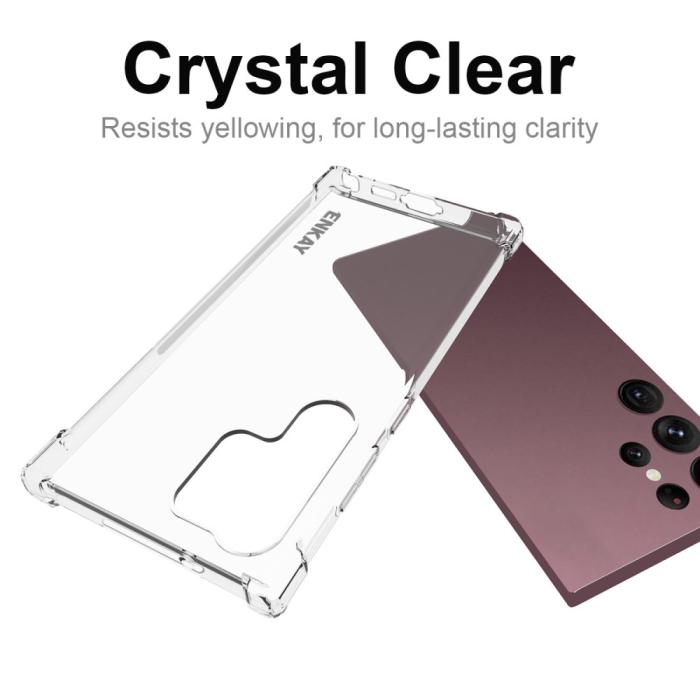 Bild 5, ENKAY ENKAY Samsung Galaxy S23 Ultra Skal Shockproof TPU - Teknikhallen.se
