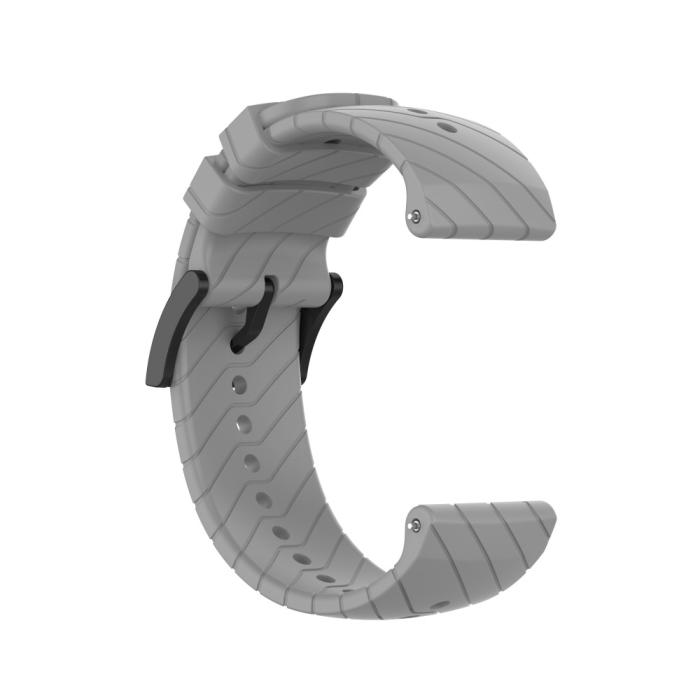 Bild 3,  Silikon Armband (24mm) Grå - Teknikhallen.se