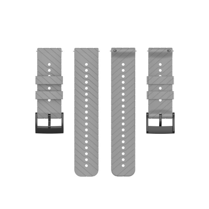 Bild 4,  Silikon Armband (24mm) Grå - Teknikhallen.se