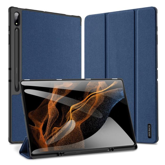 Bild 2, DUX DUCIS DUX DUCIS Galaxy Tab S9 Ultra DOMO Fodral Tri-Fold Blå - Teknikhallen.se
