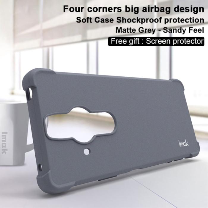 Bild 2, IMAK IMAK Sony Xperia Pro-I Skal Shockproof TPU + Skärmskydd Matt Grå - Teknikhallen.se