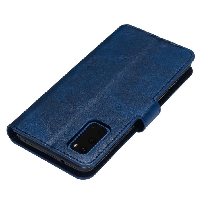 Bild 4,  Samsung Galaxy S20 - Plånboksfodral - Mörk Blå - Teknikhallen.se