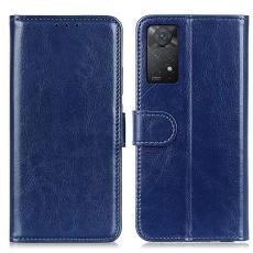 Xiaomi Redmi Note 11 Pro 5G Fodral Crazy Horse Bl&aring; - Teknikhallen.se