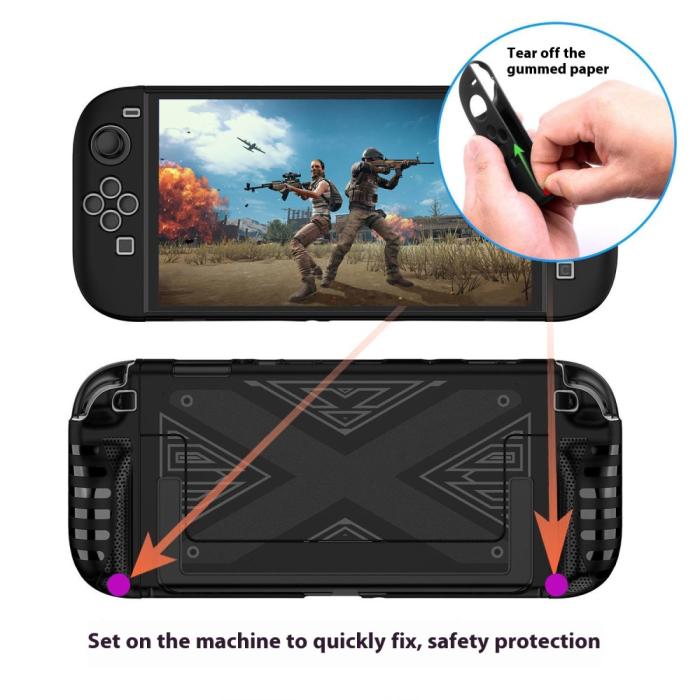 Bild 3,  Nintendo Switch 2 Skal Med Stativ Hybrid Svart - Teknikhallen.se
