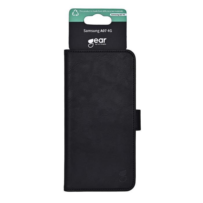 Bild 5, Gear Gear Samsung Galaxy A07 4G Fodral Läder Svart - Teknikhallen.se