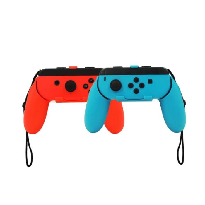 Bild 3, iPlay iPlay 2 st Nintendo Switch Joy-Con Grip Röd/Blå - Teknikhallen.se