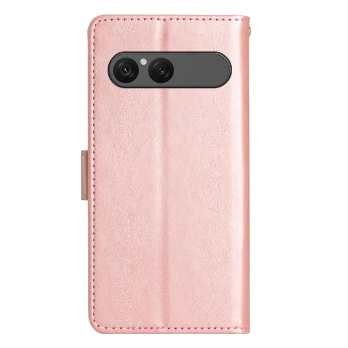 Bild 6,  Sony Xperia 10 VII Fodral Med Blommigt Tryck Roséguld - Teknikhallen.se