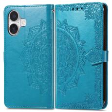  iPhone 16 Fodral Mandala L&auml;der Bl&aring; - Teknikhallen.se