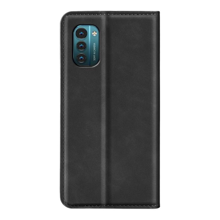Bild 3,  Nokia G11 / G21 Fodral Flip Skin Touch Svart - Teknikhallen.se