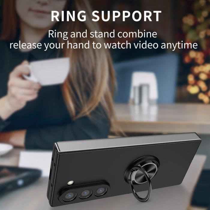 Bild 4,  Galaxy Z Fold 6 Ringskal Kickstand Svart - Teknikhallen.se