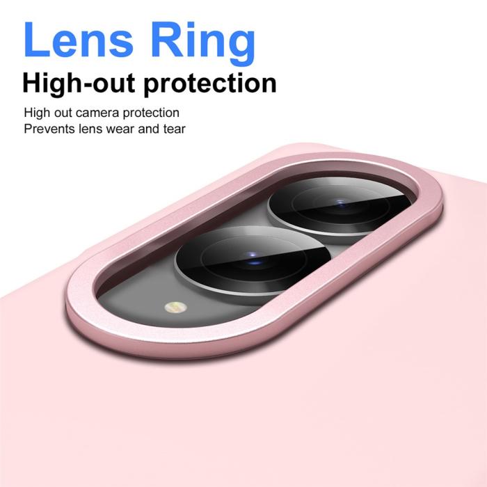 Bild 5,  Samsung Galaxy Z Fold 8 Skal Inkl. Skärmskydd & Penna Rosa - Teknikhallen.se