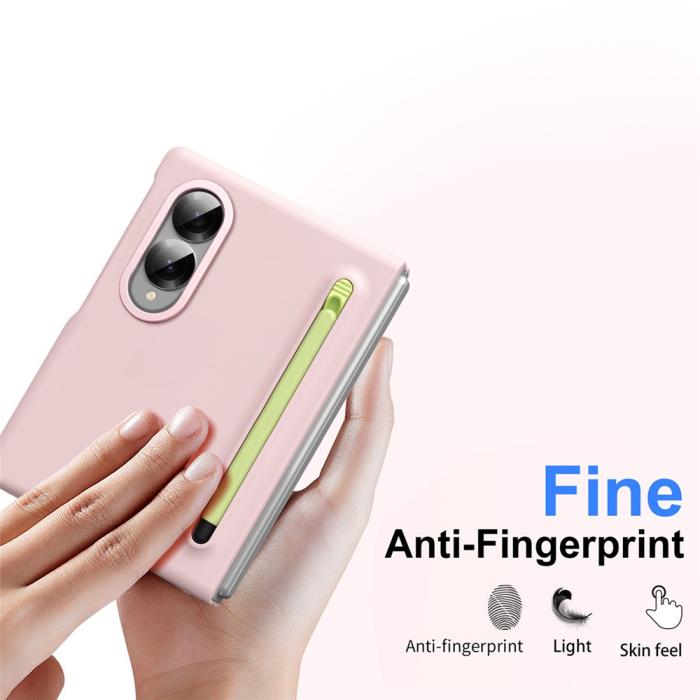 Bild 6,  Samsung Galaxy Z Fold 8 Skal Inkl. Skärmskydd & Penna Rosa - Teknikhallen.se