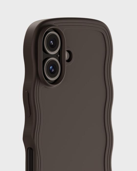 Bild 3, holdit holdit iPhone 16 Skal Wavy Chocolate - Teknikhallen.se