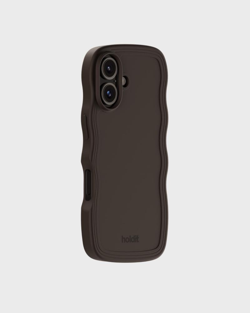 holdit holdit iPhone 16 Skal Wavy Chocolate - Teknikhallen.se