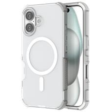  iPhone 16 Skal MagSafe Shockproof Hybrid Vit - Teknikhallen.se