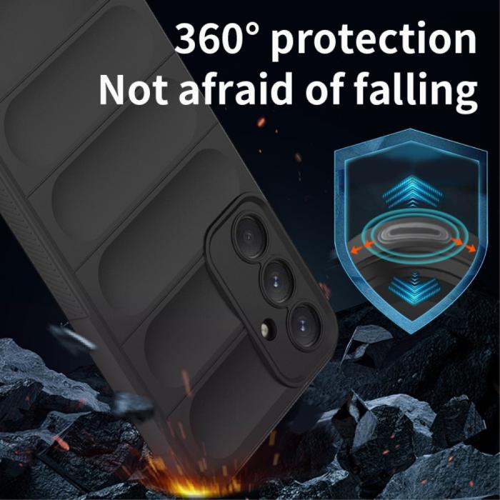 Bild 4,  Samsung Galaxy A55 5G Skal Magic Shield Svart - Teknikhallen.se