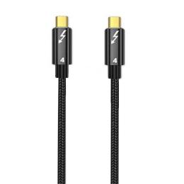  Thunderbolt 4 Kabel 50cm USB-C 100W 8K 60Hz PD Svart - Teknikhallen.se