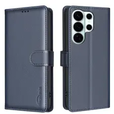 BINFEN BINFEN Samsung Galaxy S26 Ultra Fodral RFID L&auml;der Bl&aring; - Teknikhallen.se