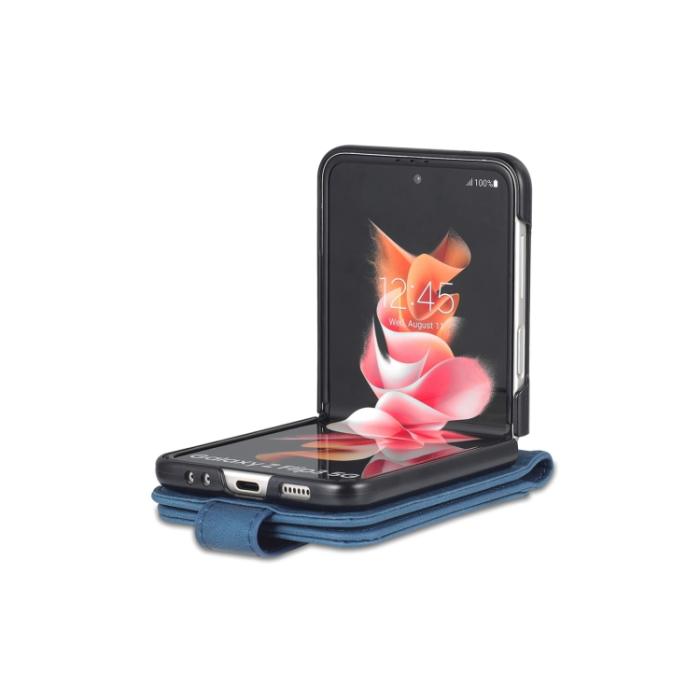 Bild 5, AZNS AZNS Galaxy Z Flip 3 Fodral Skin Touch Blå - Teknikhallen.se
