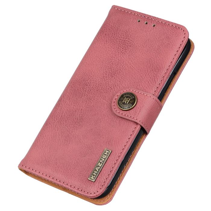 Bild 6, KHAZNEH KHAZNEH Samsung Galaxy S24 FE Fodral Läder Rosa - Teknikhallen.se