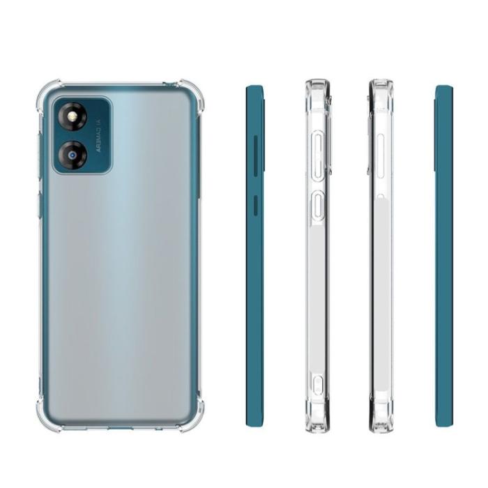 Bild 2,  Motorola Moto E13 Skal Shockproof TPU Transparent - Teknikhallen.se