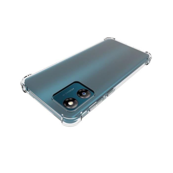 Bild 4,  Motorola Moto E13 Skal Shockproof TPU Transparent - Teknikhallen.se