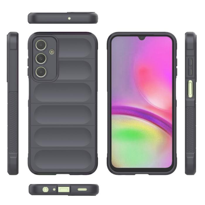 Bild 2,  Samsung Galaxy A25 5G Skal Magic Shield TPU Mörk Grå - Teknikhallen.se