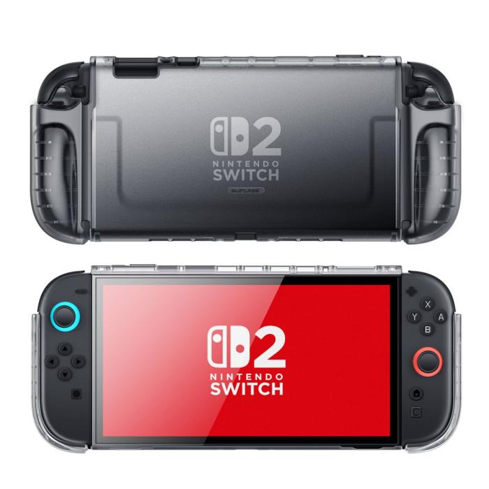 Bild 2, Supcase Supcase Nintendo Switch 2 Skal Crystal Case Frost Black - Teknikhallen.se