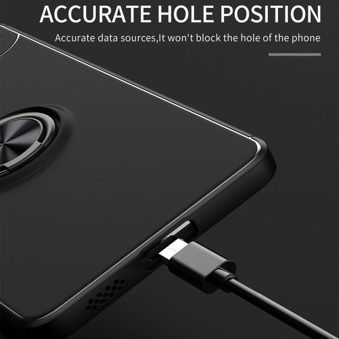 Bild 3,  Samsung Galaxy A53 5G Skal Ring Svart/Blå - Teknikhallen.se