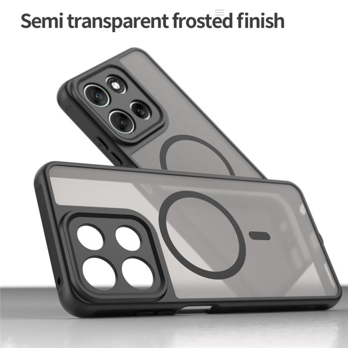 Bild 3,  Motorola Moto G56 5G Skal MagSafe Hybrid Svart - Teknikhallen.se