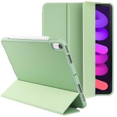  iPad Mini 2024/2021 Fodral Tri-Fold Pennh&aring;llare Gr&ouml;n - Teknikhallen.se