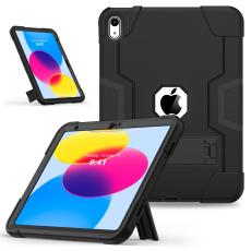  iPad 11 2025 / 10.9 2022 Shockproof Hybrid Skal Med Kickstand - Teknikhallen.se