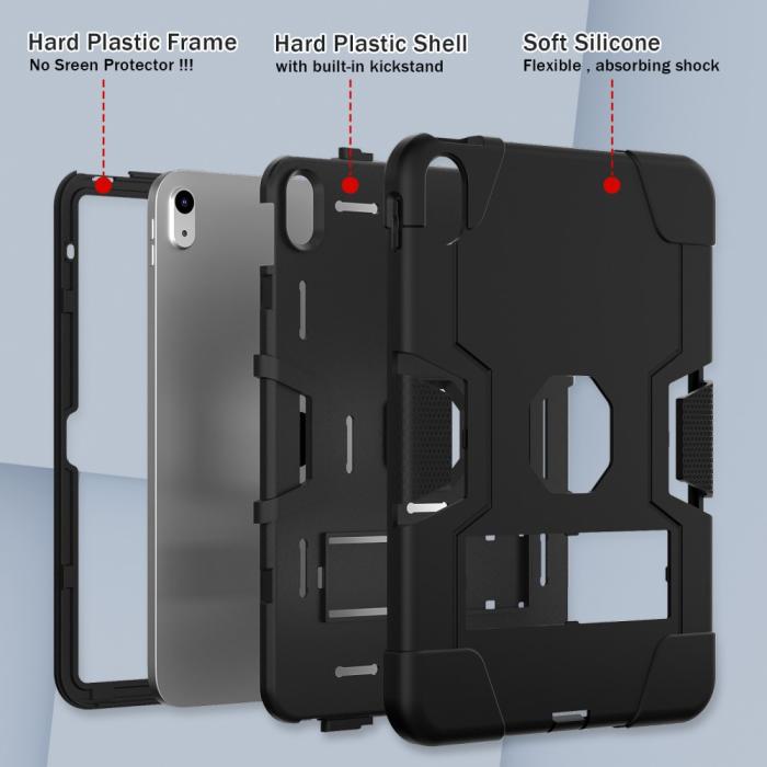 Bild 2,  iPad 11 2025 / 10.9 2022 Shockproof Hybrid Skal Med Kickstand - Teknikhallen.se